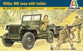 0314 Армейский внедорожник Jeep Willys