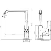 Смеситель Esko Monaco MC 519