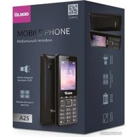 Кнопочный телефон Olmio A25 (черный)
