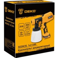 Краскораспылитель Deko SGDK20 086-1019 (с 1-им АКБ) в Барановичах