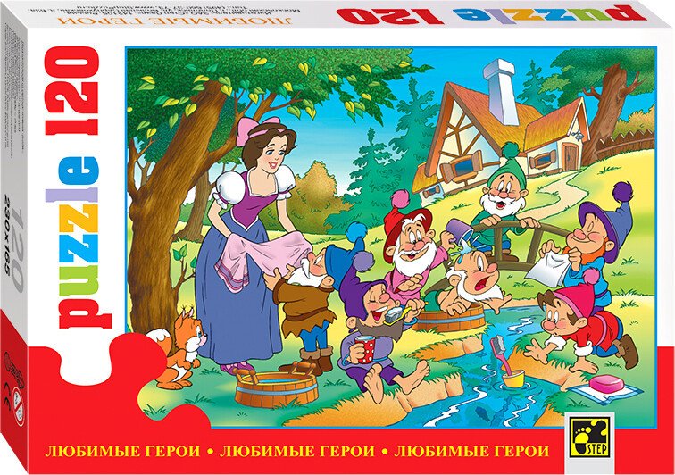 

Пазл Step Puzzle Любимые герои 75030 (120 эл)