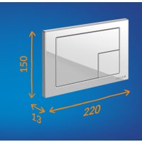 Унитаз подвесной Cersanit Brasko Slim 64824 + Aqua Prime М 50 68179 с кнопкой Corner 64077 (кнопка белый)