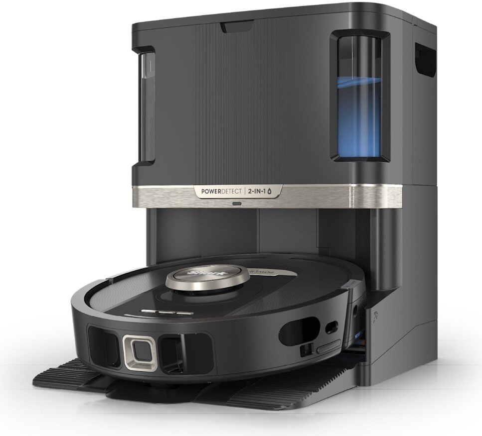 

Робот-пылесос Shark PowerDetect 2 в 1 Robot Vacuum and Mop with NeverTouch Pro Base RV2820ZE