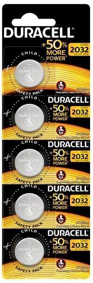 

Батарейка DURACELL Lithium DL2032 1x5 HSDC