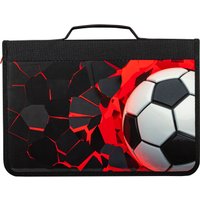 Папка-портфель BRAUBERG Football 270992 с органайзером (черный)