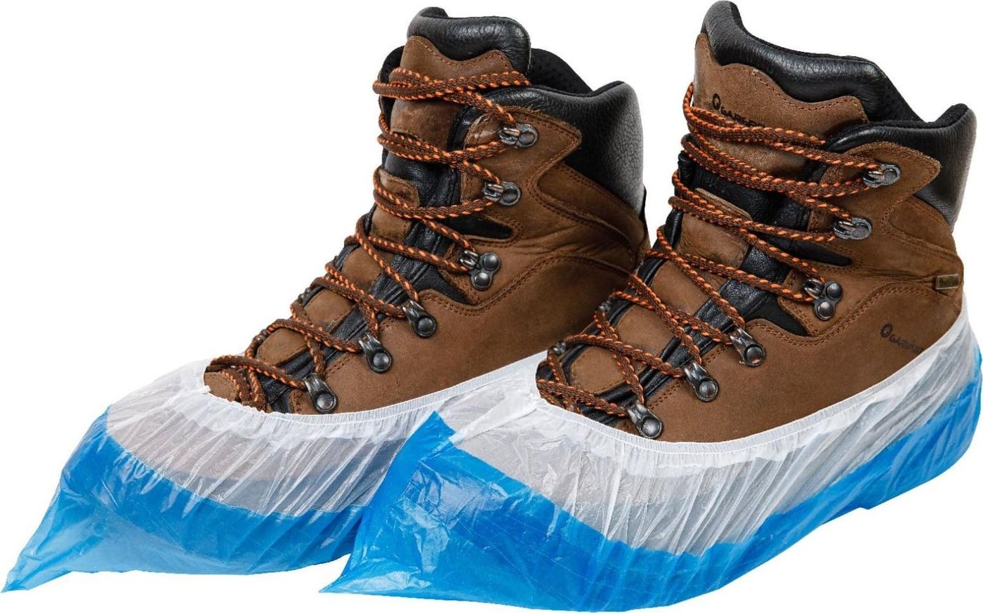 

Бахилы MedСервис Супер 80 с двойной резинкой (50 шт, бело-синий)