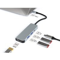 Док-станция Lalaunicky FX-2303 Type-C 4in1