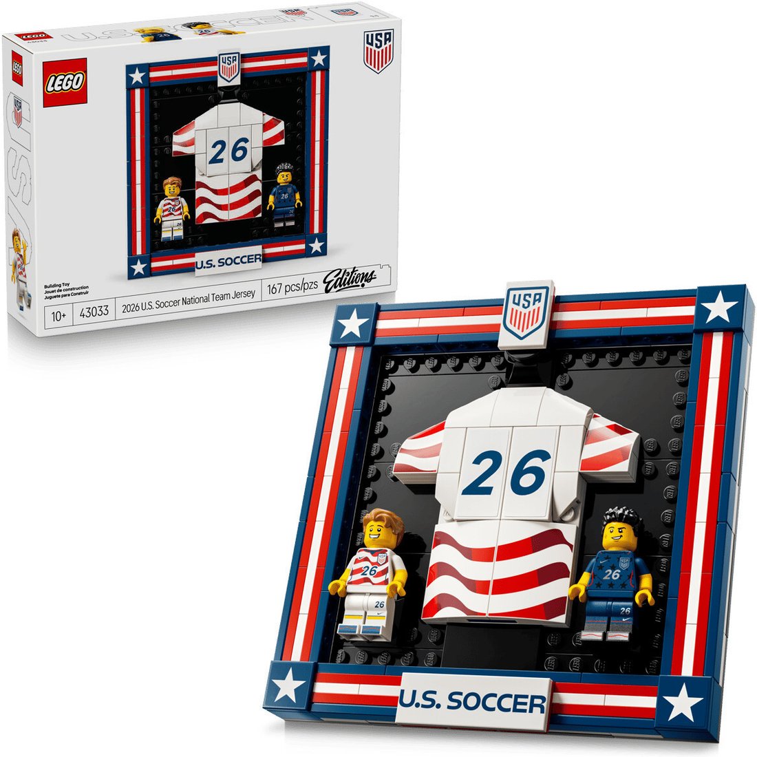 Конструктор LEGO Editions 43033 Футбольная форма национальной сборной США 2026