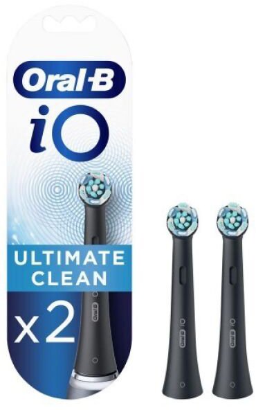 

Сменная насадка Oral-B iO Ultimate Clean (2 шт, черный)