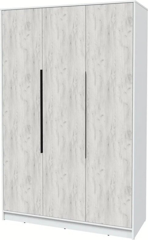 

Шкаф распашной Интерлиния Концепт КТ-Ш3 (дуб белый/белый платинум)