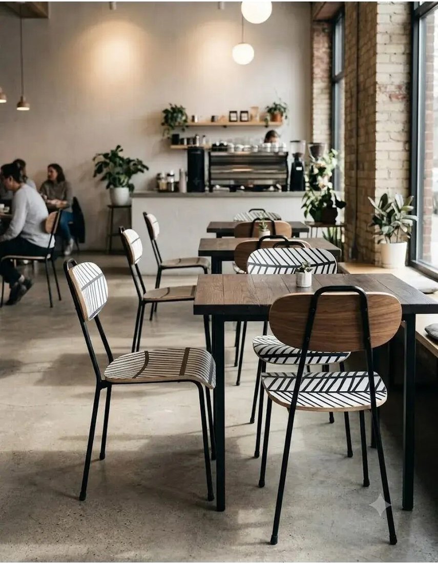 Стул N3 Баухаус LOFT со спинкой