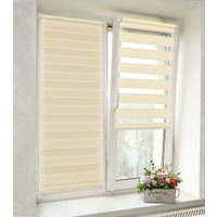 Рулонные шторы Delfa Сантайм День-Ночь Стандарт МКД DN-40603 (43x160, бежевый)