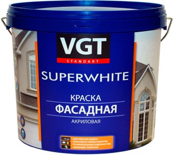 Краска VGT ВД-АК-1180 Фасадная База А Автоколерование 13 кг