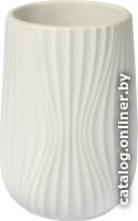 Стакан для зубной щетки и пасты Primanova Soul DR-77002 (белый)