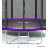 Батут Atlas Sport 465 см - 15ft Basic (с лестницей, внешняя сетка, сливовый)