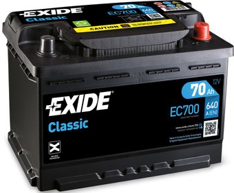 Exide Classic EC700 (70 А/ч)