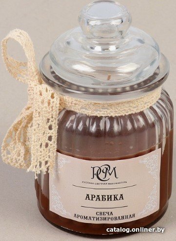 Ароматизированая свеча Русская свечная мануфактура Арабика в банке 3654482