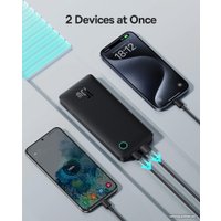 Внешний аккумулятор Baseus Airpow Lite Power Bank 15W 10000mAh P10067500123-00 (черный) + брендированный брелок Baseus