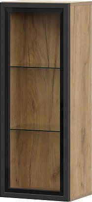 Шкаф распашной SV-Мебель МС Милан К (дуб золотой/черный)