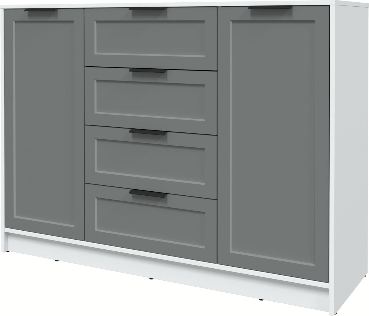 

Тумба Интерлиния Концепт Тренд КТ-Т140 (белый платинум/серый)