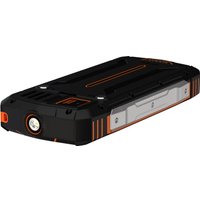 Кнопочный телефон Maxvi R10 (черный/оранжевый)