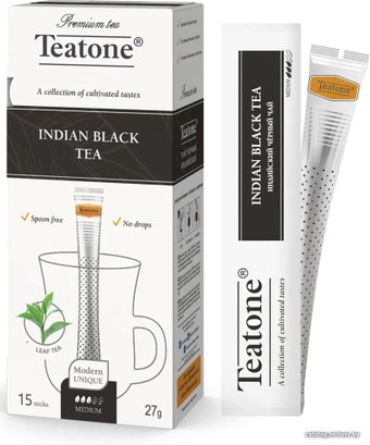 Черный чай Teatone Indian Black Tea - Черный чай Индийский 15 стиков