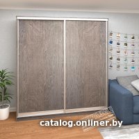 Шкаф-купе Кортекс-мебель Сенатор ШК12-45 Классика ДСП (береза/дуб сонома)