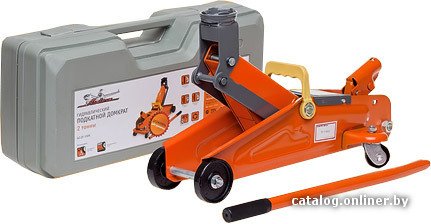 Подкатной домкрат Airline AJ-2.3F-350PK + кейс 2.3т.
