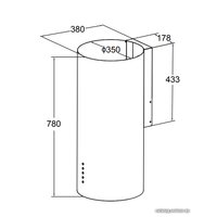 Кухонная вытяжка GrandGermes Aston 35 (нержавеющая сталь)