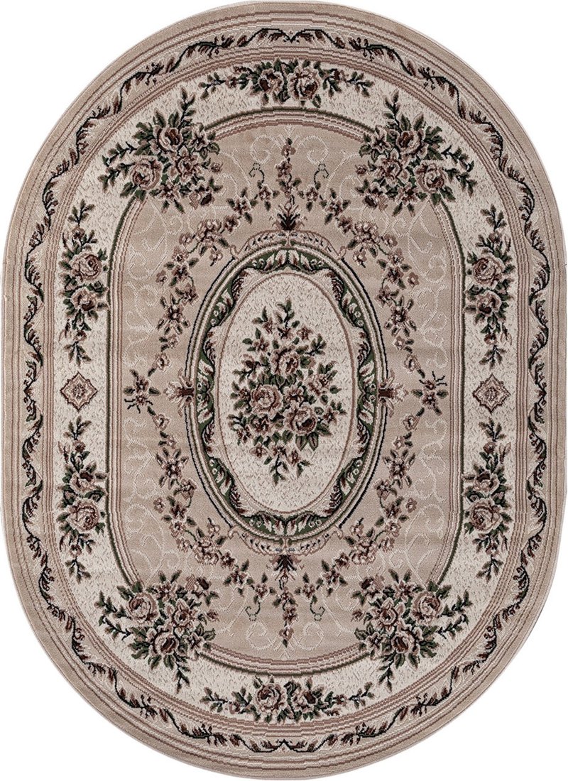 Ковер для жилой комнаты Merinos Gavana 5444-OVAL-BEIGE (1.5x4)