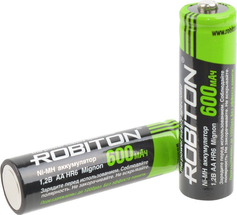 

Аккумулятор Robiton SOLAR 600MHAA 600 mAh 1 шт.