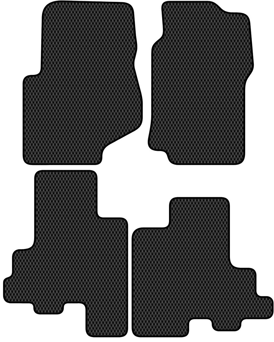 

Комплект ковриков для авто Alicosta Chevrolet TrailBlazer I (suv / GMT360) 2001 - 2010 (черный, ромб)