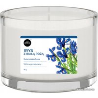 Свеча Aroma Home Scented Candle Iris And White Rose Ароматическая 115 г