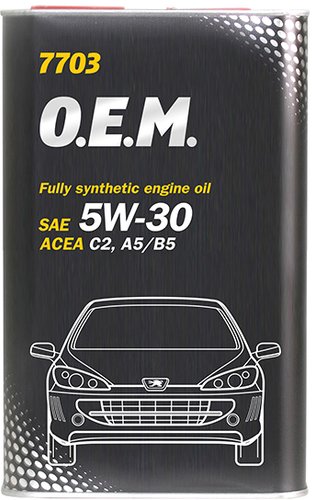 Моторное масло Mannol O.E.M. for peugeot citroen metal 5W-30 1л
