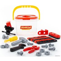 Набор инструментов игрушечных Полесье Механик 56603 (в ведерке)
