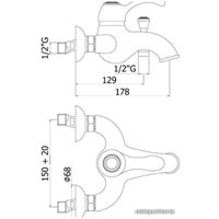 Смеситель Paffoni Flavia FA022CR