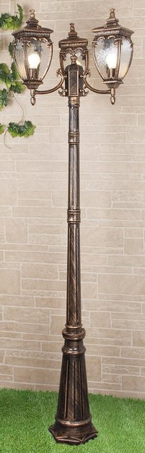 

Фонарный столб Elektrostandard Andromeda F/3 GLYF-8024F/3 (черное золото)