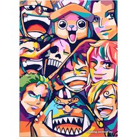 Картина по номерам Red Panda Ван Пис Пираты p54426