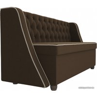 Диван Лига диванов Лофт 104555 (микровельвет, коричневый)