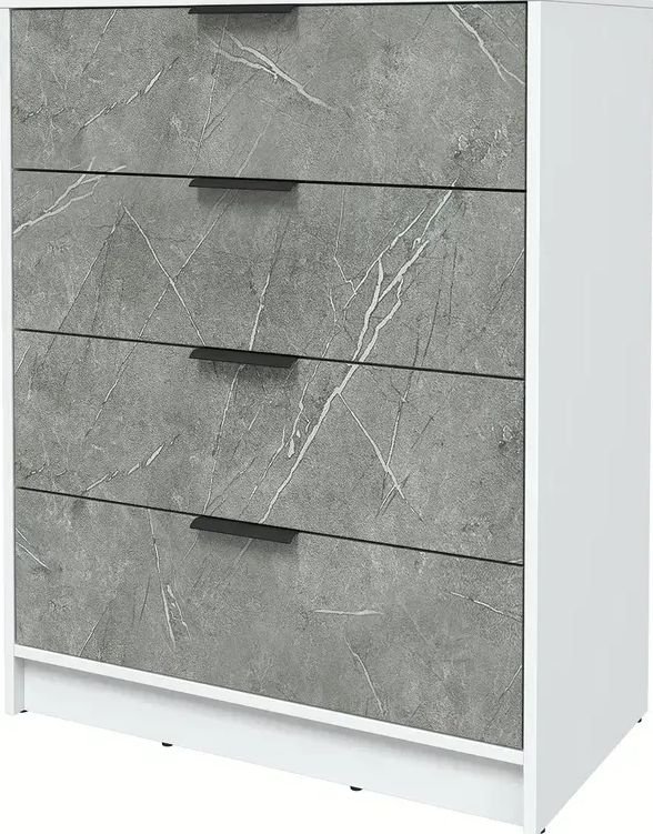 

Комод Интерлиния Концепт КТ-К80 Глосс (белый платинум/керамика)