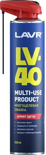 Lavr Смазка многоцелевая LV-40 520мл Ln1453