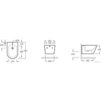 Биде Jacob Delafon Rodin+ EMJ0002-00