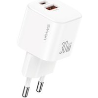 Сетевое зарядное Usams CC263 30W GaN (белый)