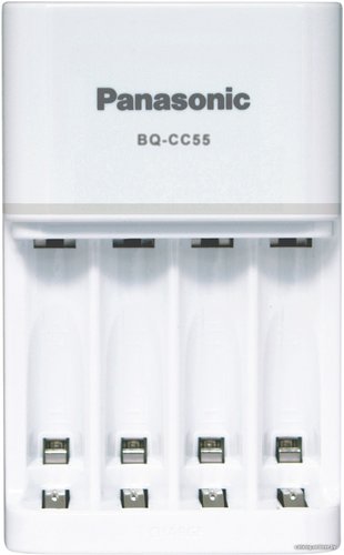 Зарядное устройство Panasonic BQ-CC55E (белый)