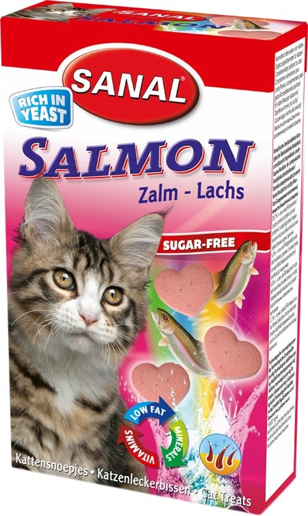 

Лакомство для кошек Sanal Salmon 50 г
