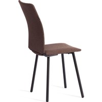 Стул TetChair La Rousse (рогожка, коричневый/черный)