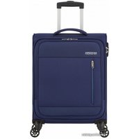 Чемодан-спиннер American Tourister Heat Wave Combat Navy 55 см