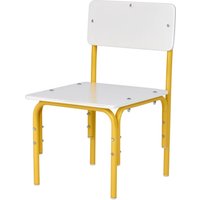 Детский стул Фея Мой малыш 0002744.29 (белый/желтый)