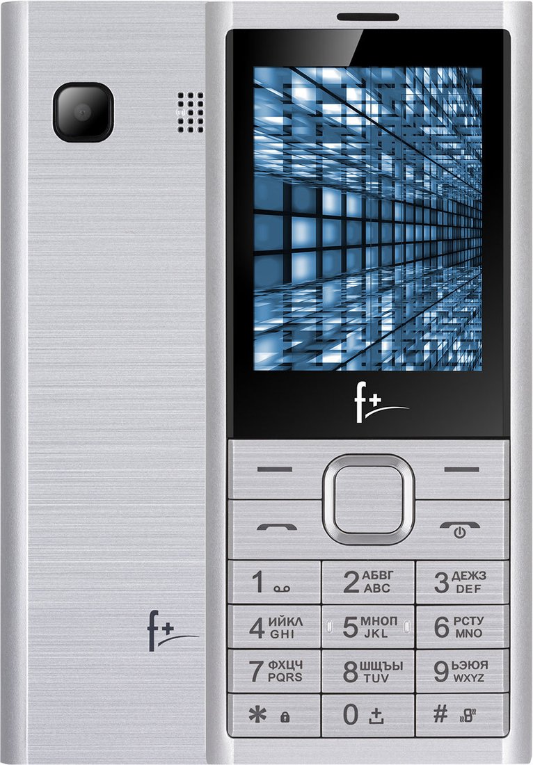 

Телефон F+ B280 (серебристый)
