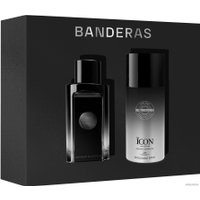 Подарочный набор Antonio Banderas The Icon для мужчин EdP 100 мл + Дезодорант спрей 150 мл